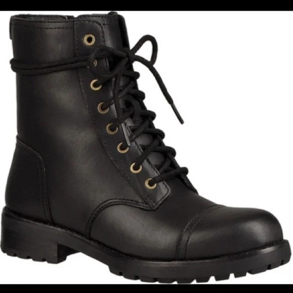 Ugg Kilmer exposed fur combat boots ❄️ - Picture 2 of 6